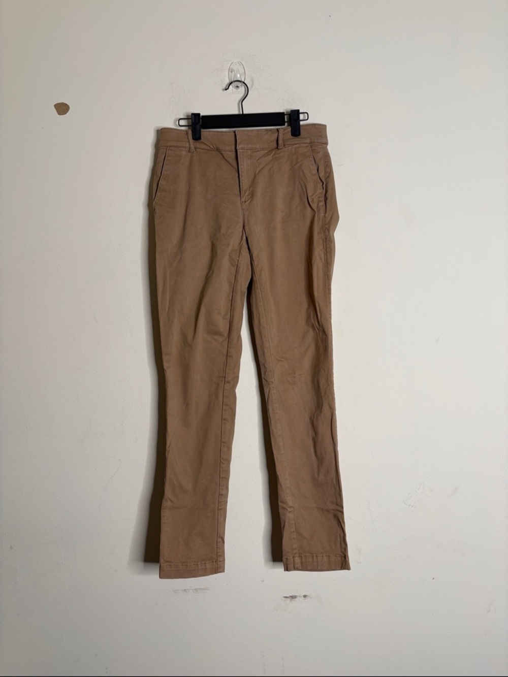Banana Republic Slim Straight Chino Pants in Camel